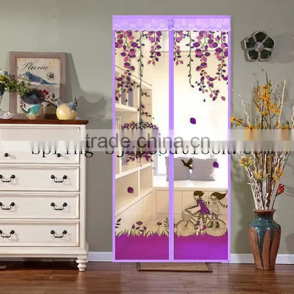 Free Installation Type Door Stripe Anti-mosquito Screen Door in Summer photo-2