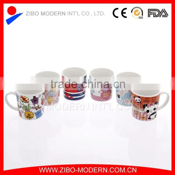 Small Children Cartoon Ceramic Mug With Design photo-2