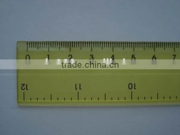 Factory Price Cutom 30cm 12' Plastic Ruler With Logo Printing photo-2