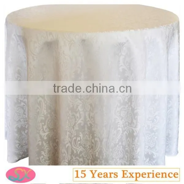 100%Polyester Baroque Jacquard Table Cloth Damask Table Cloth
