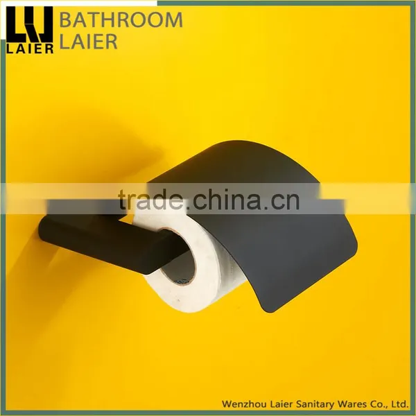 18233 Wholesale Vintage Design Online Shopping Zinc Bathroom Accessories Black Toilet Paper Holder photo-4