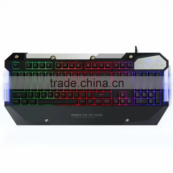 FL-ESPORTS USB Wired Rainbow Backlight Gaming Keyboard photo-2