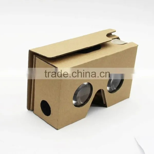 Popular hot sell cardboard google cardboard 2.0 vr googles vr shinecon 3d vr glasses wholesale