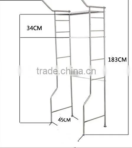 Washing Rack/Bathroom Bathroom Floor Storage Rack/ Washing Machine photo-3