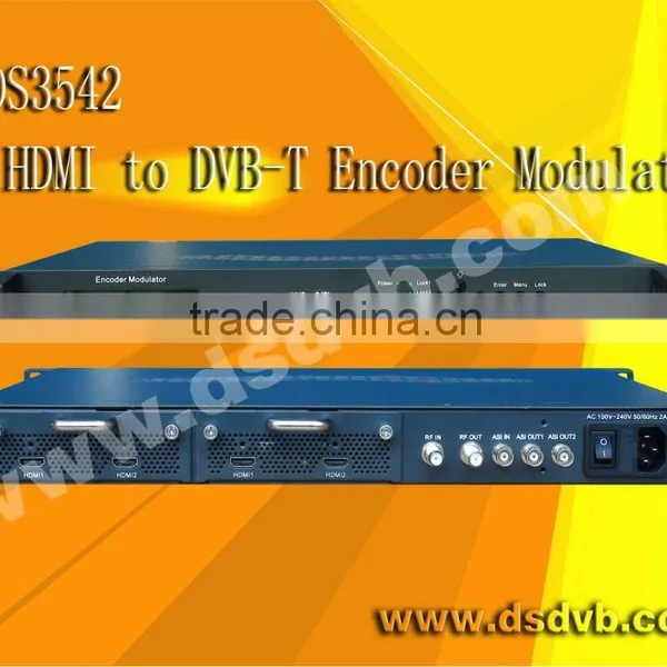 4 HDMI in h.264 encoder modulator