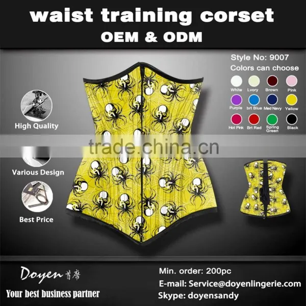 Halloween Serious Colorful S-3XL Sexy Slimming Latex Waist Trainer Corset photo-5