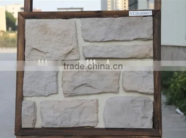 Imitation Stones for Interior Panels Fire Bricks, Wall Tile Decoration, Classic, Beige ad Grey photo-3