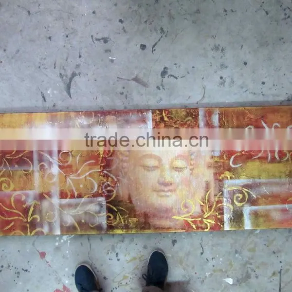 Modern Group Buddha Painting on Canvas photo-4