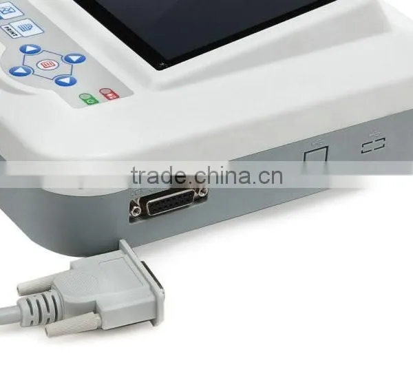 Portable Digital Six-channel Software Electrocardiograph 7 Inch Color Touch Screen ECG Machine With Computer Software- EKG-923 photo-3