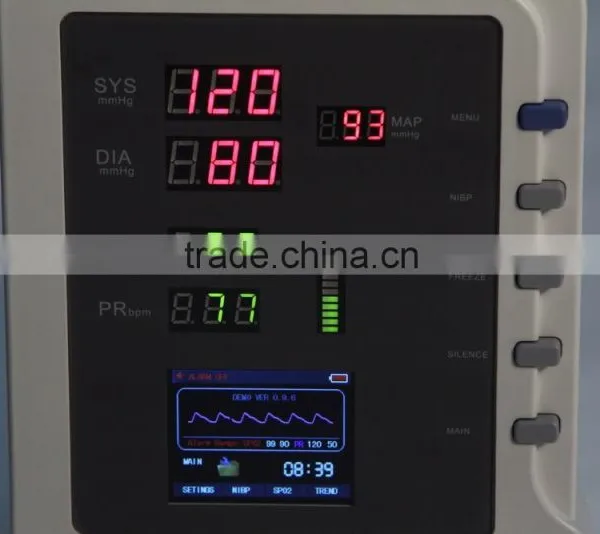 2016 Clinic Icu Use Multi-Parameter Equipment Portbale Medical Patient Monitor photo-5
