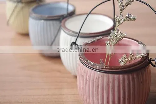 Colorful Porcelain Flower Pot Fashion Crafts