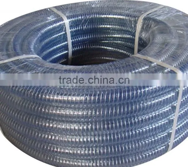 Transparent Pvc Steel Wire Reinforced Hose Flexible Plastic Pipe Tube PVC Hose photo-2