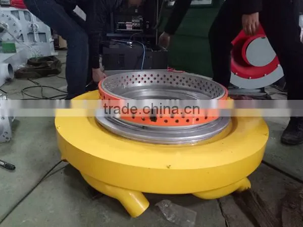 Double Layer Co-Extrusion Rotary Die ABA Plastic Film Blowing Machine photo-4