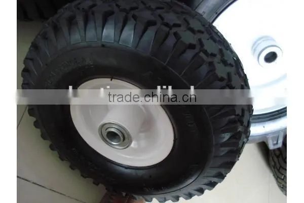 12 Inch pu Foam Electronic Wheelchair Wheel With Aluminium Rim Alloy Wheel photo-2