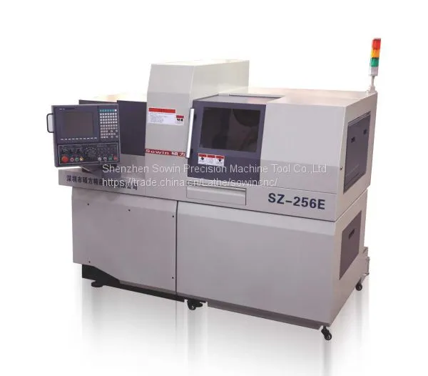 SZ-325E Dual Spindles Swiss Type Automatic Lathe Sliding Head Screw Machine