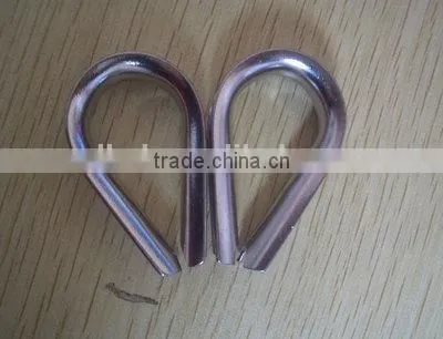 DIN6899B Electrical Galvanized Wire Rope Round Custom Thimble Clevis Price photo-6