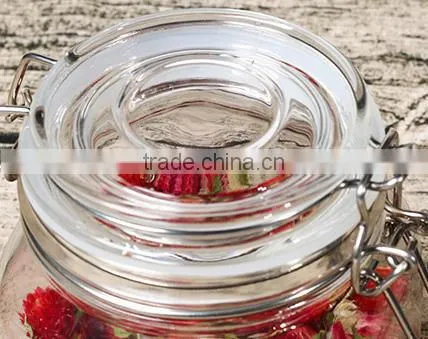 Wholesale High Quality Glass Jars With Metal Clip(HLTH-S027) photo-5