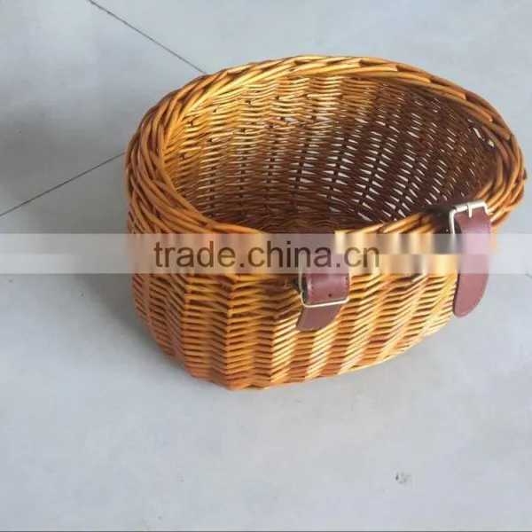 Wholesale Willow Wicker Bike Storage Basket photo-2