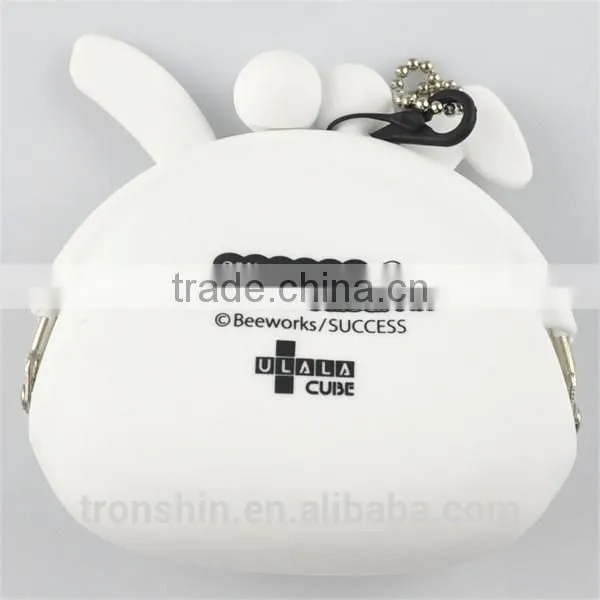 Small Cute Silicon Material Silicone Coin Ring Wallet photo-3