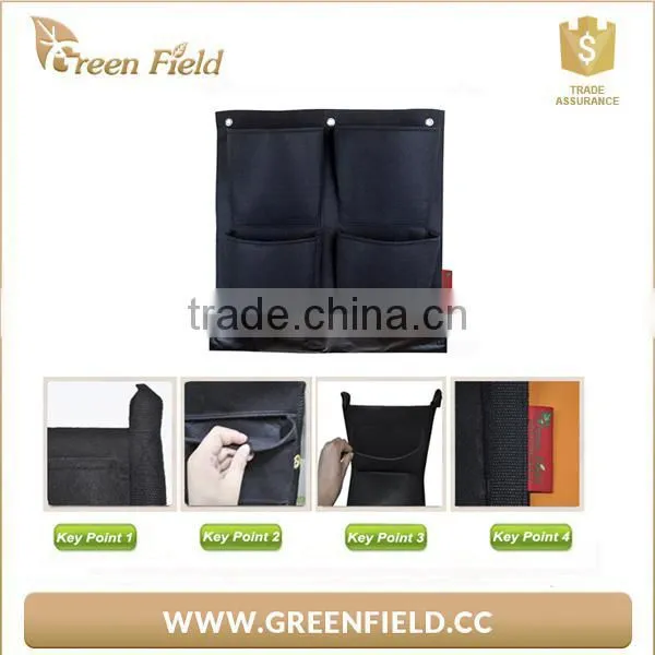 Hanging Planter Horizontal Garden Grow Bag Fabric Vertical Garden Felt Bag photo-5