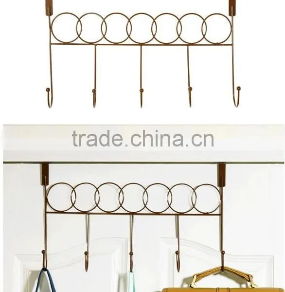 Multi-Function Metal Over The Door Hanging Hooks photo-6