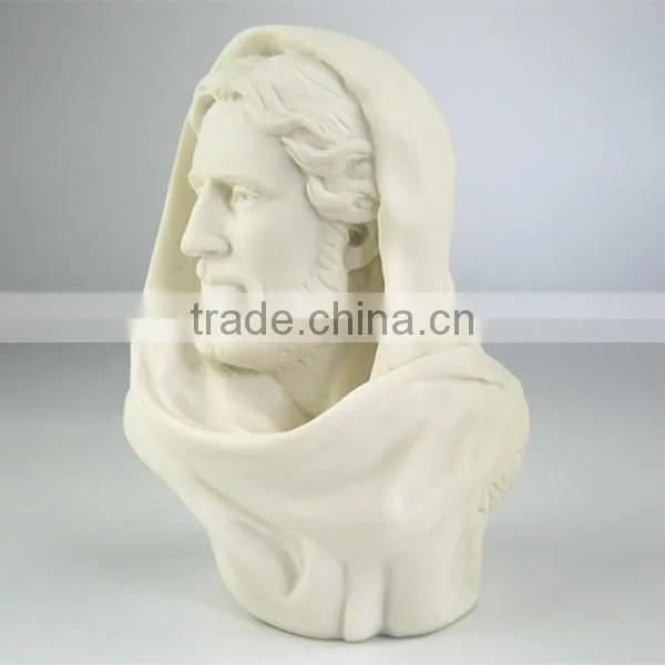 Cultured Marble 7.5"Jesus Christ Bust photo-3