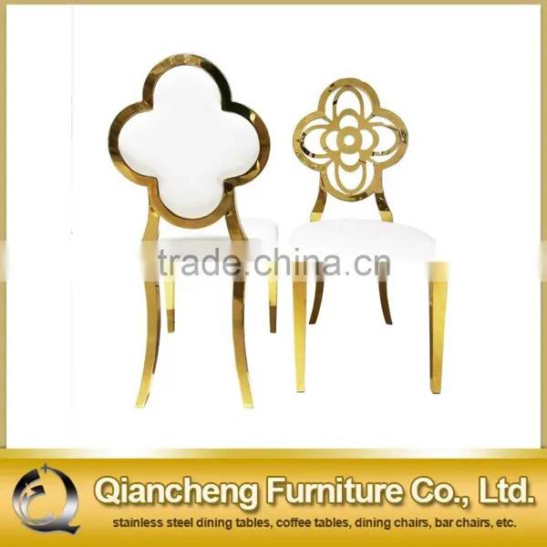 Golden Royal Flower Sash Wedding Tiffany Table Chairs photo-5
