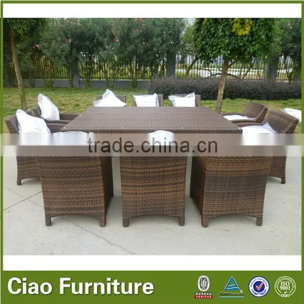 Kitchen Table Sets/hot Sell Rattan Living Dining Table and Chair Sets photo-5