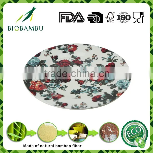 Biodegradable Ecological Wholesale Bamboo Fiber Dinnerware Sets photo-2
