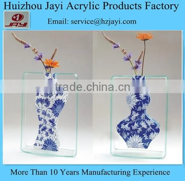 China Manufacturer Wholesale Clear Plexiglass Tall Flower Vase photo-4