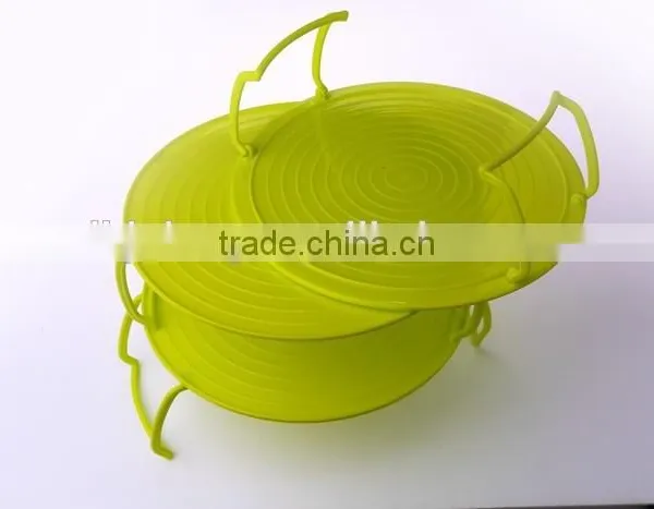 Multifunctional Plastic Oven Dedicated Heating Cooking Microwave Steamer Rack photo-5