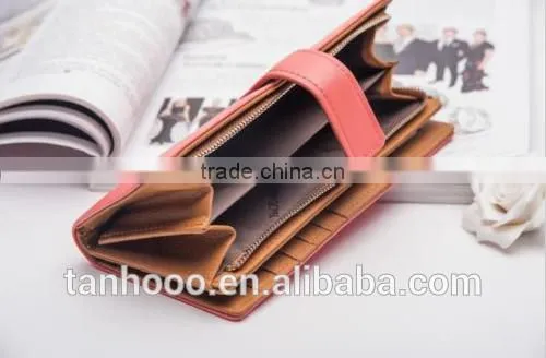 Women's Genuine Leather Wallet Trifold Card Money Long Purse Hot photo-4