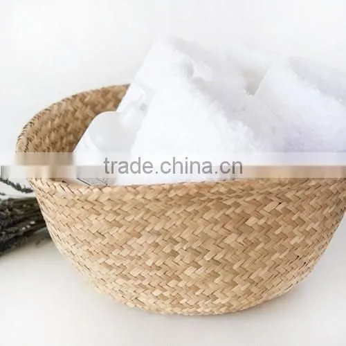 Natural Flower Seagrass Basket ,set of 3 photo-4