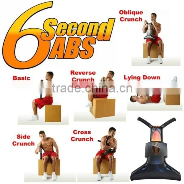 6 SECOND ABS ABDOMINAL TRAINER EXERCISER STOMACH CRUNCH TONING WITH FREE DVD H0087 photo-5
