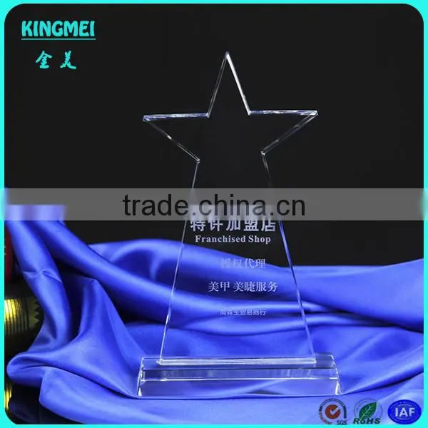 KM-ZP82 Custom Cheap Blank Water Drop Glass Crystal Trophy Factory photo-3