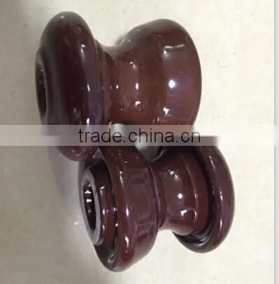 Low Voltage ED-2 Glazed Ceramic Porcelain Shackle Insulator photo-2