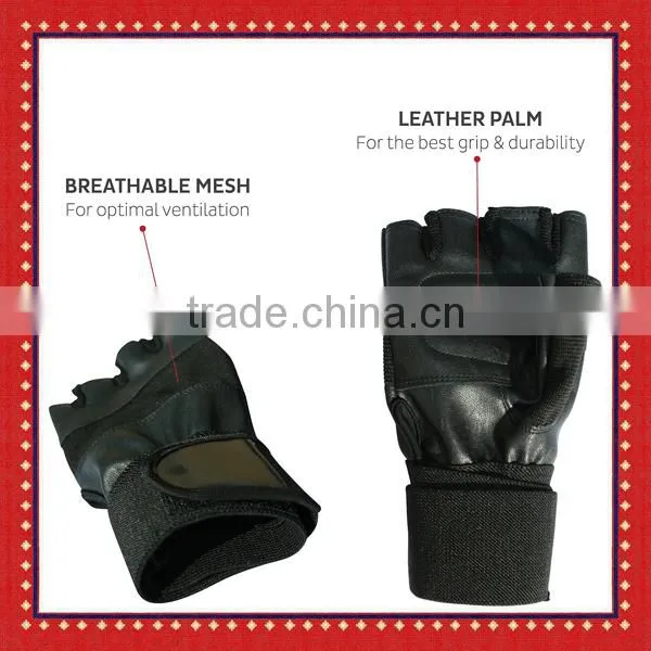 Weight Lifting Gym Professional Training Workout Fitness Glove Wrist Wrap photo-4