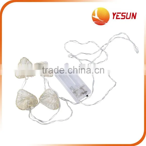 8PC LED Metal Heart String Light,Iron String Lights, LED String Lights photo-2