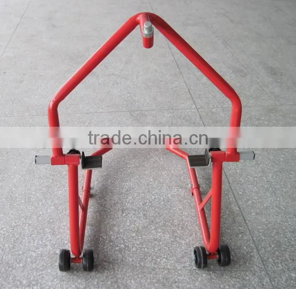 REAR & FRONT Paddock STAND Lift Motorcycle Bike Track Swing Arm photo-2