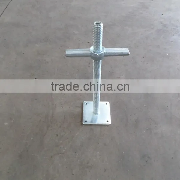 Construction Scaffolding Adjustable Pipe Screw Jack Base photo-4