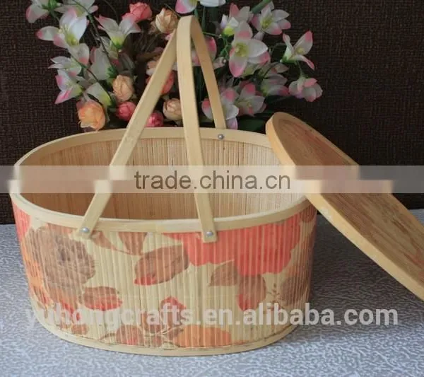 2015 New Bamboo Picnic Basket photo-4