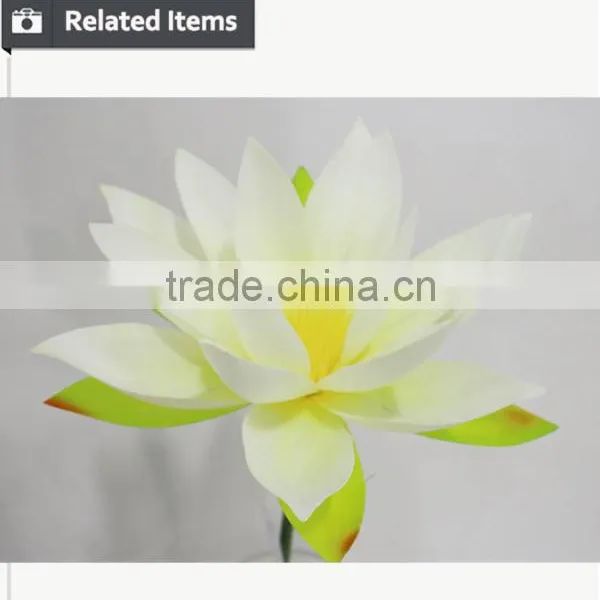 High Quality China Factory Direct Sell Artificial Water Lily Flowers photo-3