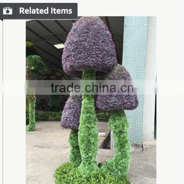 Milan Grass Shape Ornamental Topiary Boxwood Animal for Showroom Decoration photo-5