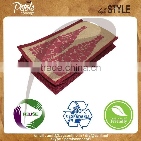 PP Laminated Two Bottle Jute Wine Bag - for Wholesale From India photo-6