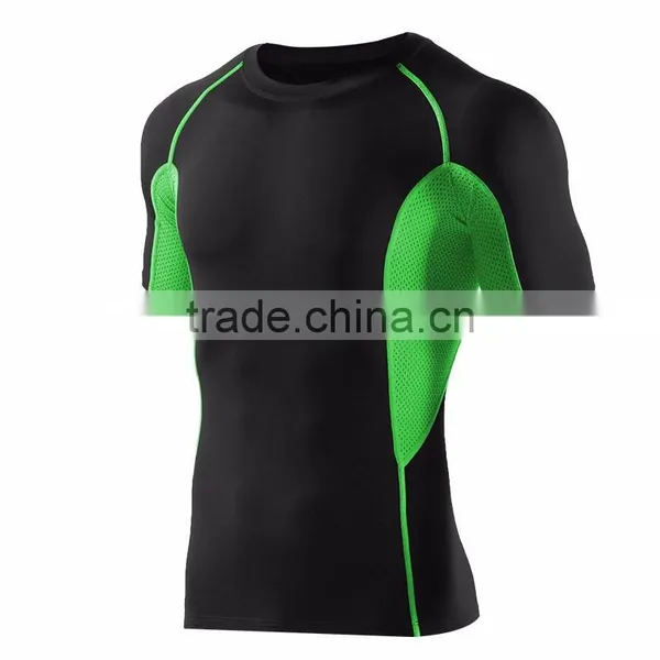 Sports Raglan Sleeve Mens Compression t Shirts photo-4