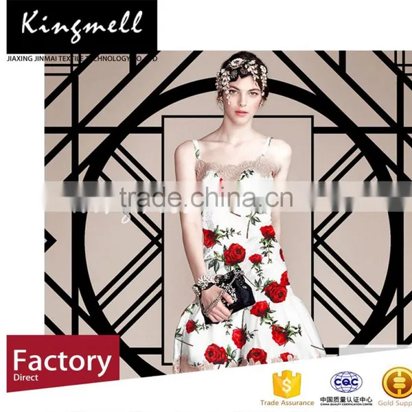 Pure Silk Fabric Silk Satin Silk Fabric With Vivid Digital Printing