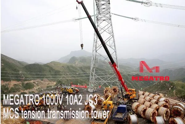 MEGATRO 1000V 10A2 JC3 MCS Tension Transmission Tower photo-2