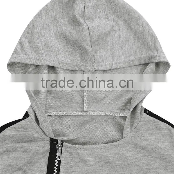 Two Piece Set Women Tracksuits Sportsuit 2016 Autumn Ladies Zipper Split Hooded Sweatshirts photo-6