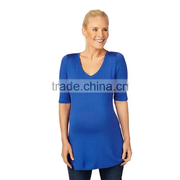 Wholesale Plus Size Sexy v Neck Maternity t Shirt Maternity Clothing Dropship photo-2