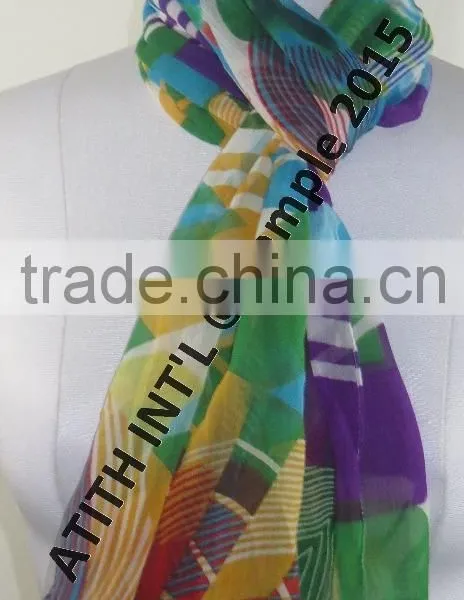 Indian Silk Scarf photo-5